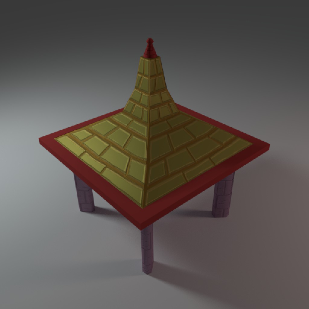 Low Poly Roof preview image 1